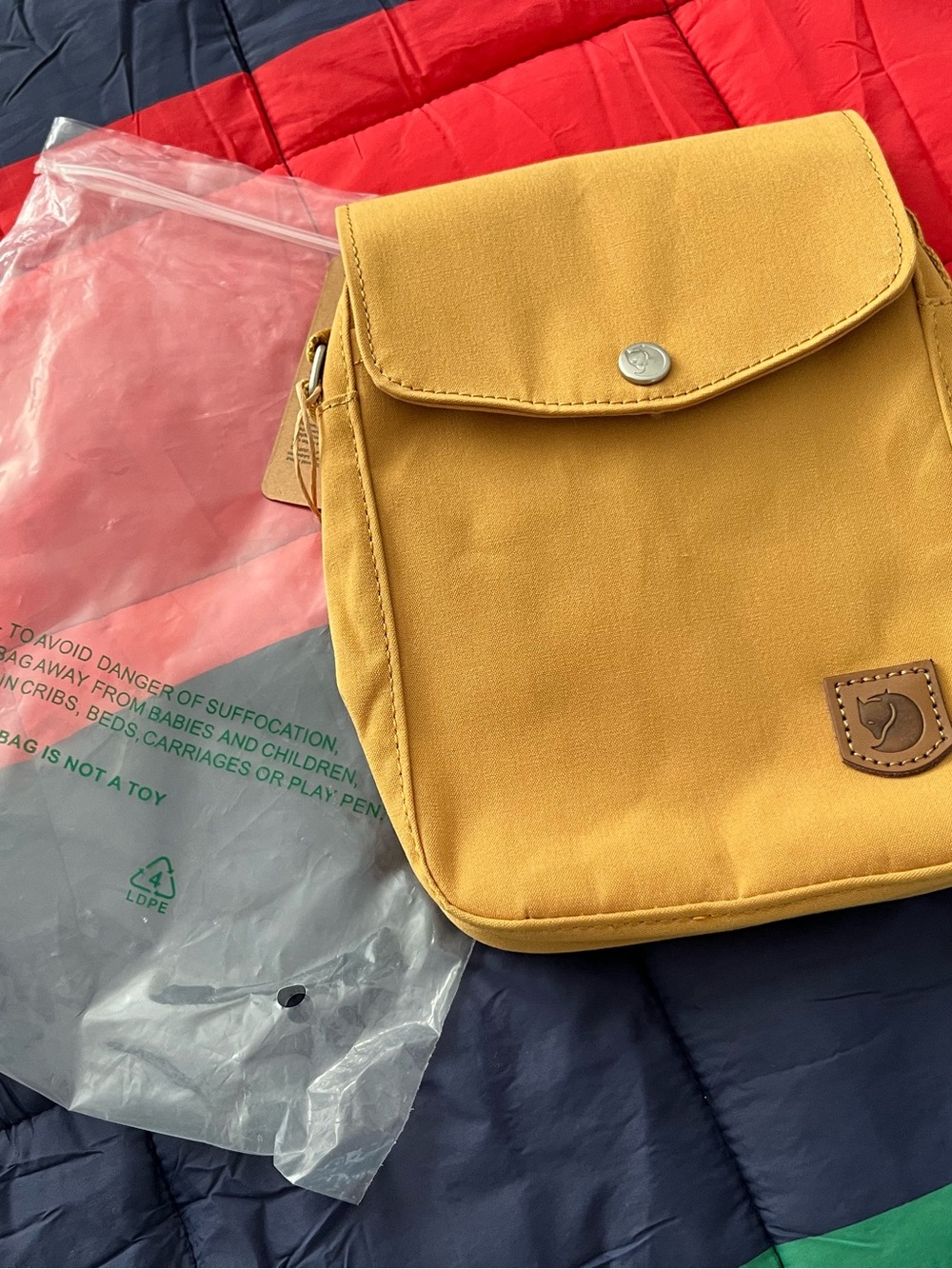 Fjallraven Kanken Mustard Yellow Crossbody Small Bag BNWT
